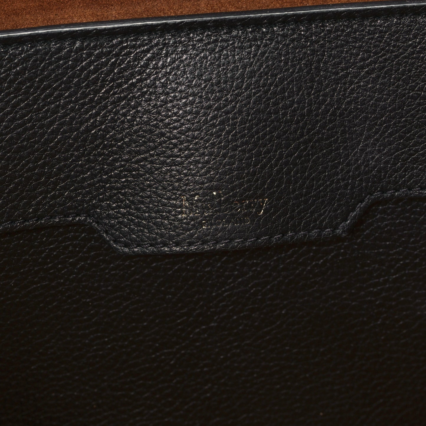 Small Classic Grain Bayswater Tote Black
