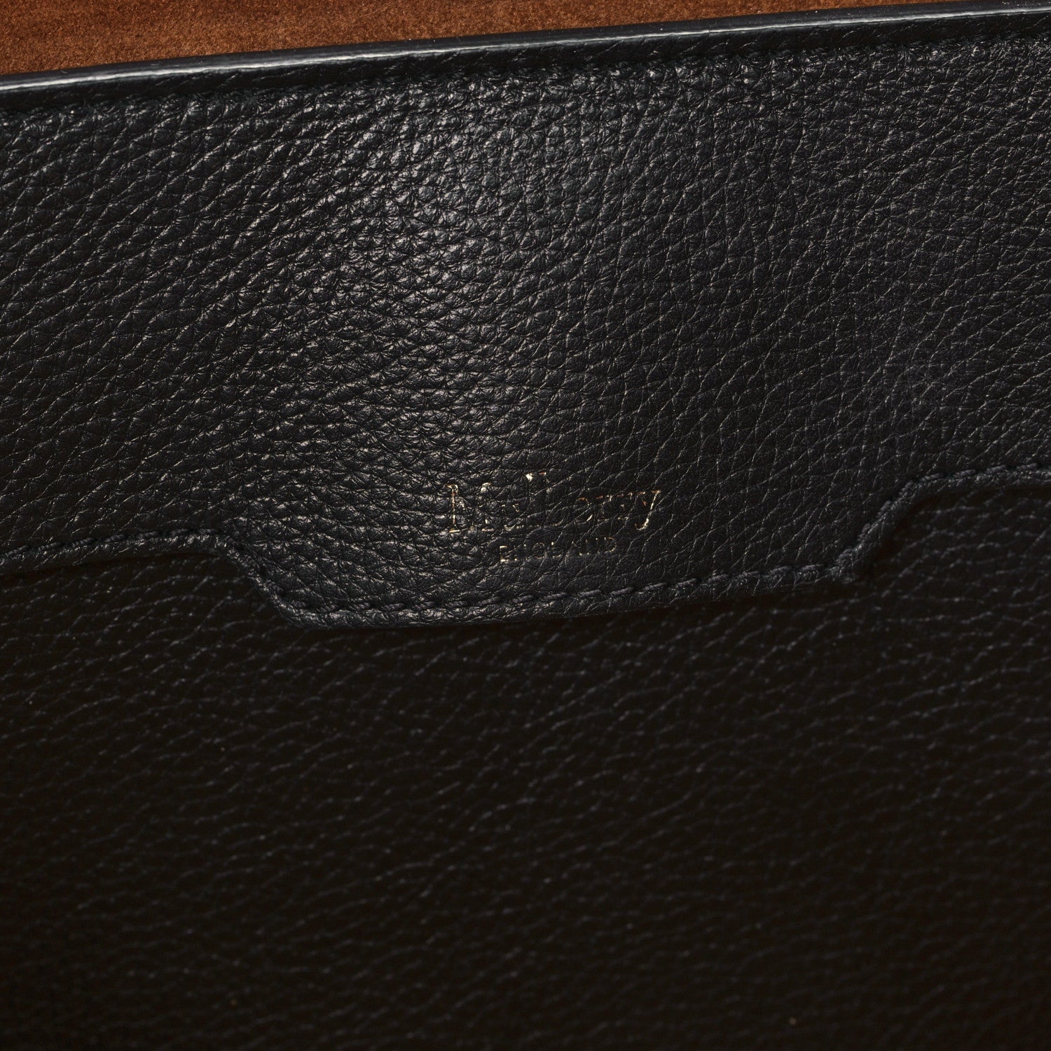 Mulberry Small Classic Grain Bayswater Tote Black 6 of 8