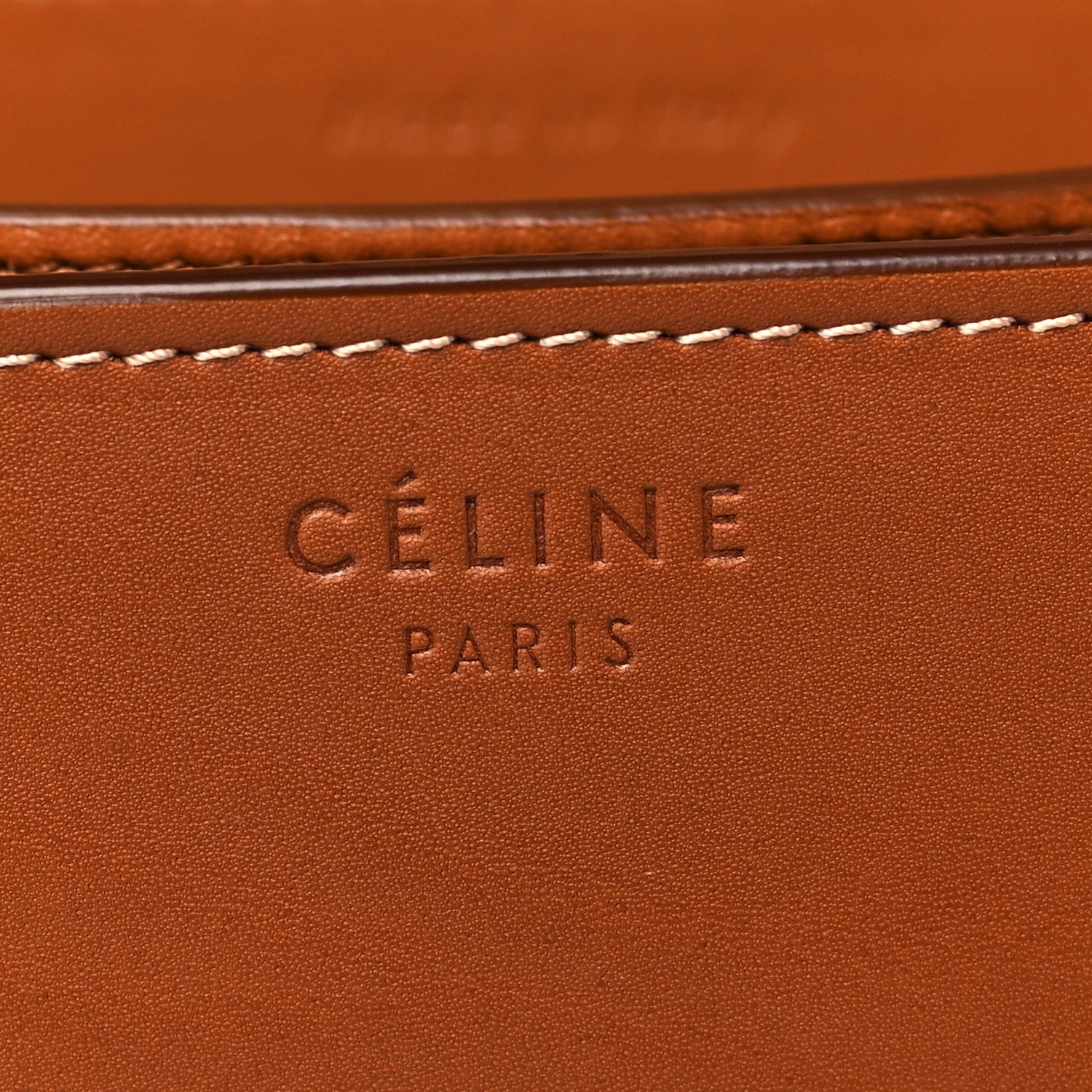 Celine Natural Calfskin Medium Classic Box Flap Bag Tan 6 of 9