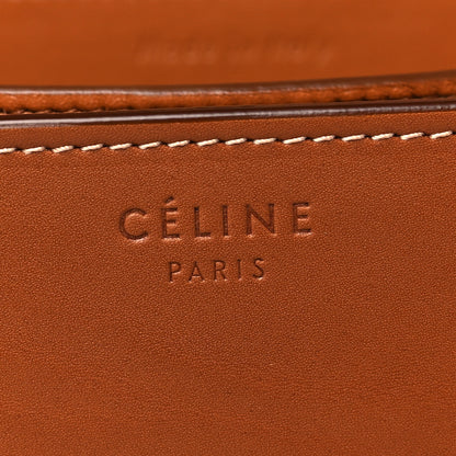 Celine Natural Calfskin Medium Classic Box Flap Bag Tan 6 of 9