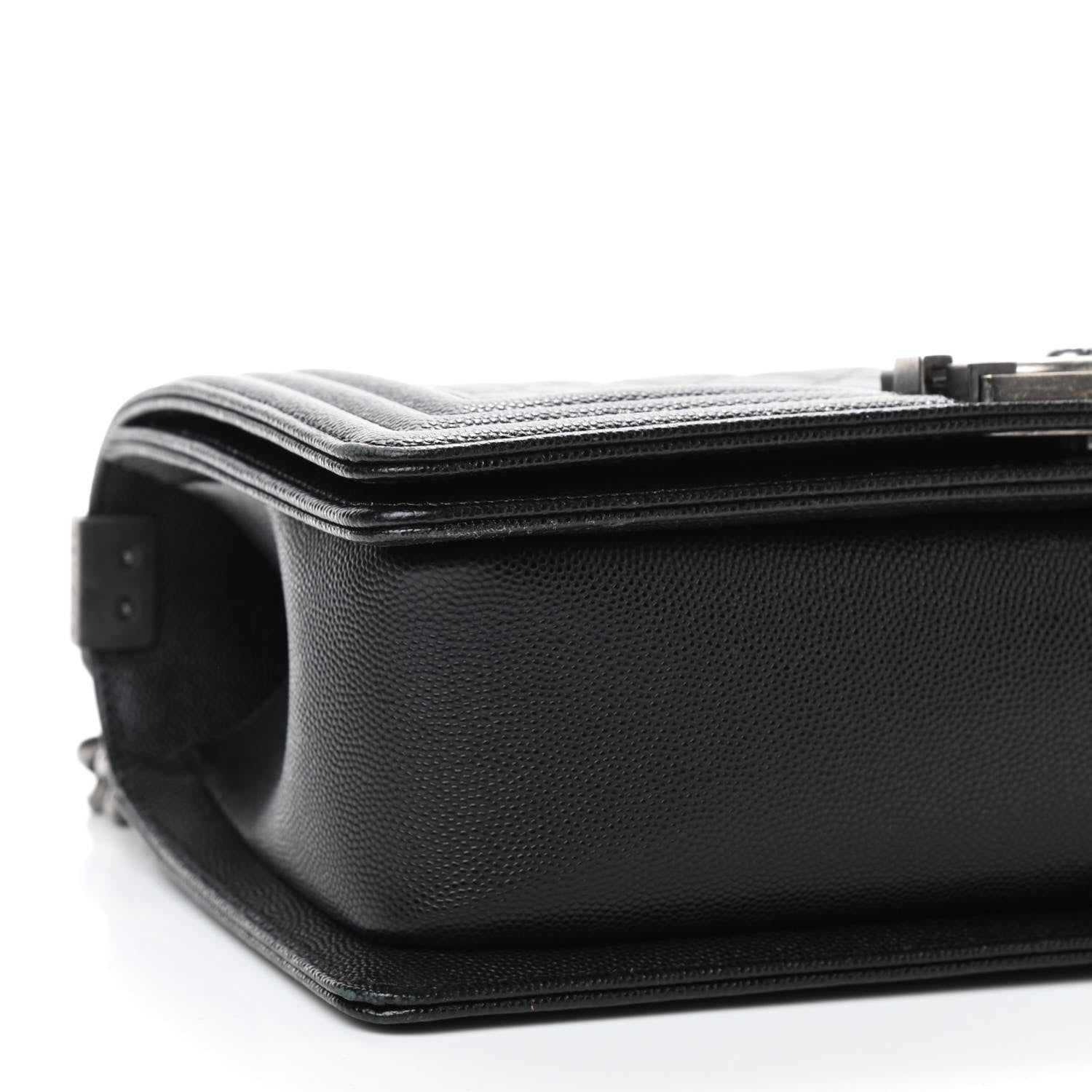Chanel Caviar Quilted Medium Boy Flap Black 6 of 9