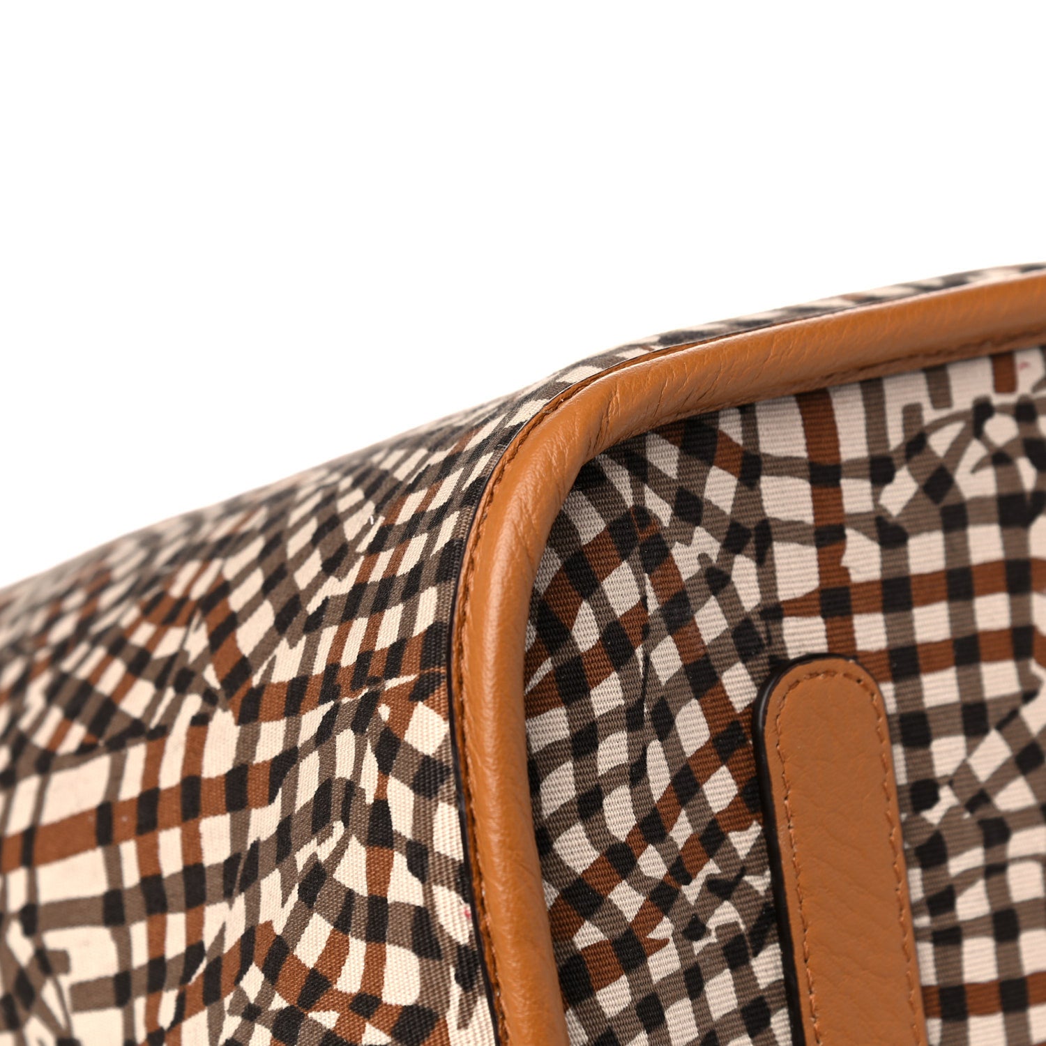 MCM Visetos Large Liz Reversible Shopper Tote Cognac 19 of 24
