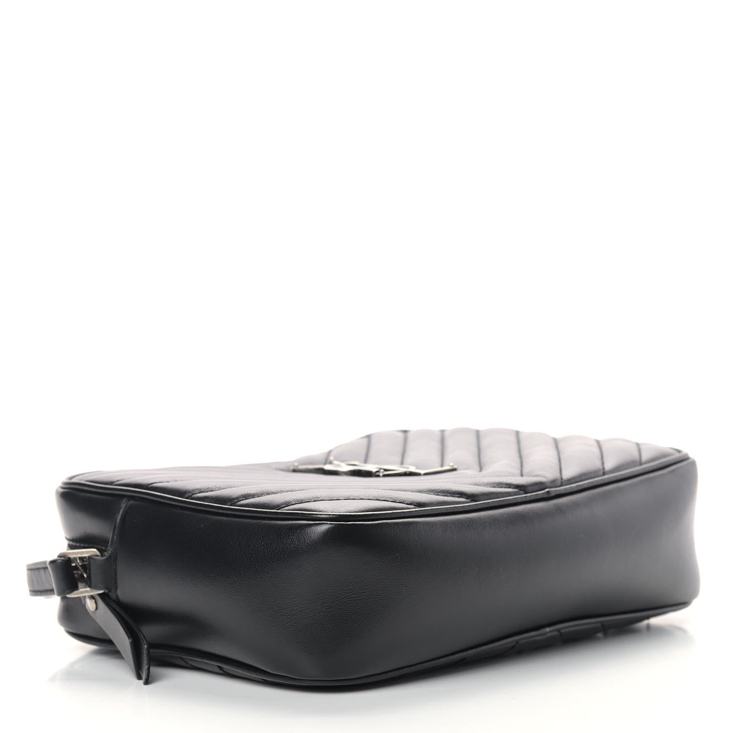 Saint Laurent Calfskin Matelasse Monogram Lou Camera Bag Black 4 of 12