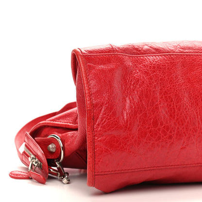 Balenciaga Agneau Arena Giant 12 Silver Hardware Part Time Coquelicot Rouge Coquelicot 12 of 13