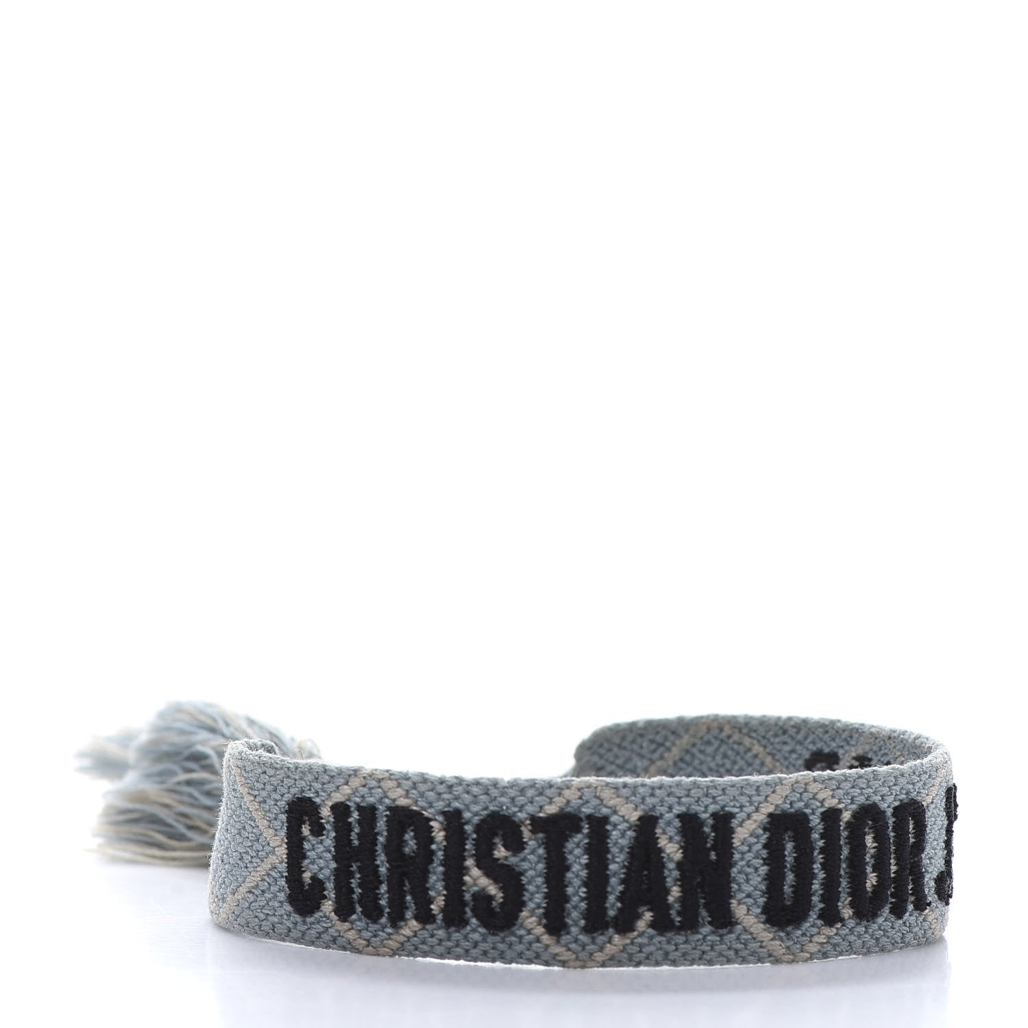Christian Dior Woven Cotton J'Adior Friendship Bracelet Blue 4 of 5