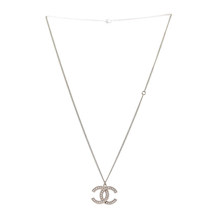 Chanel Pearl CC Pendant Necklace Gold 3 of 5