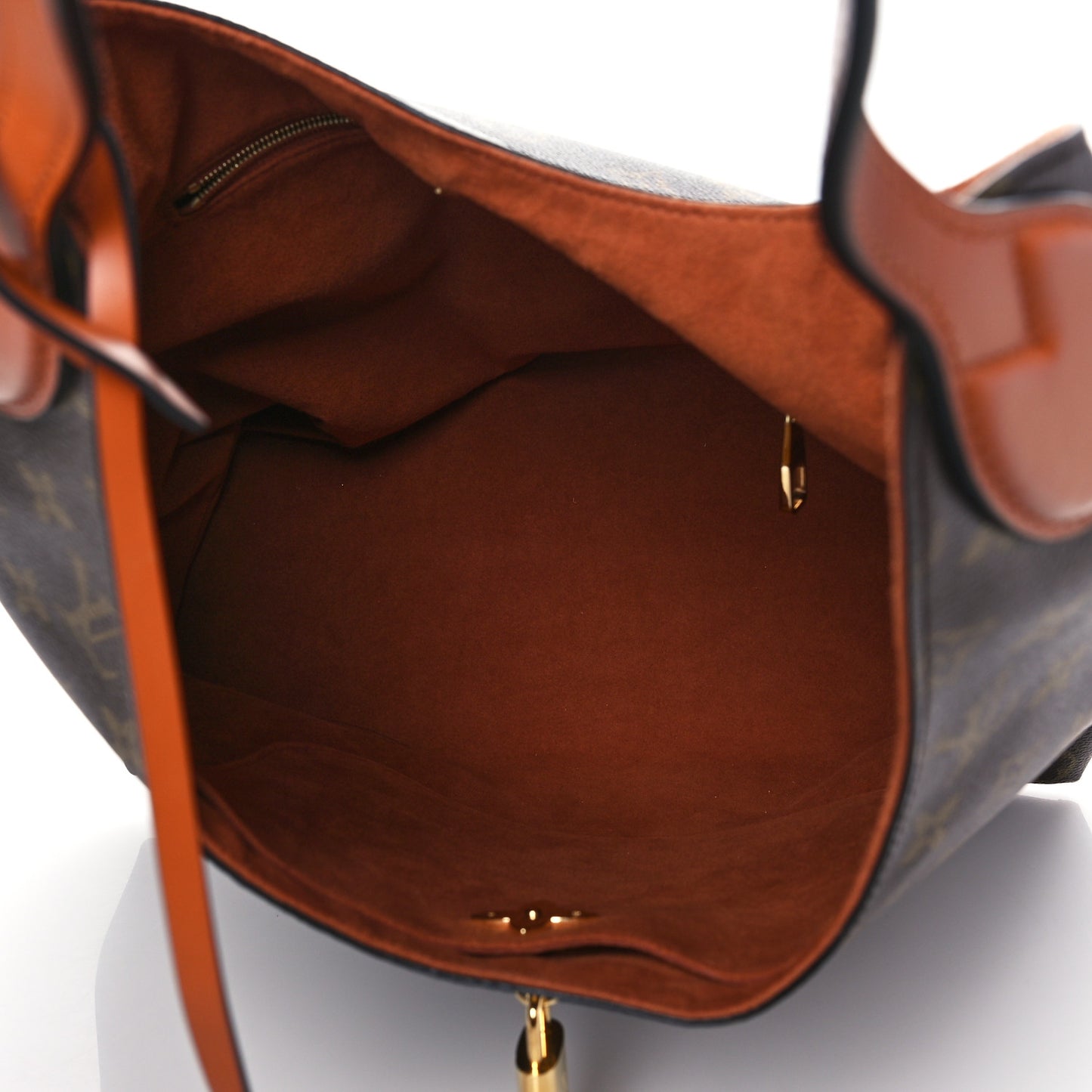 Monogram Flower Hobo Caramel