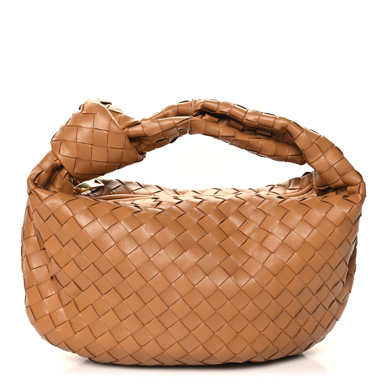 Bottega Veneta Nappa Intrecciato Teen Jodie Hobo Caramel 1 of 10