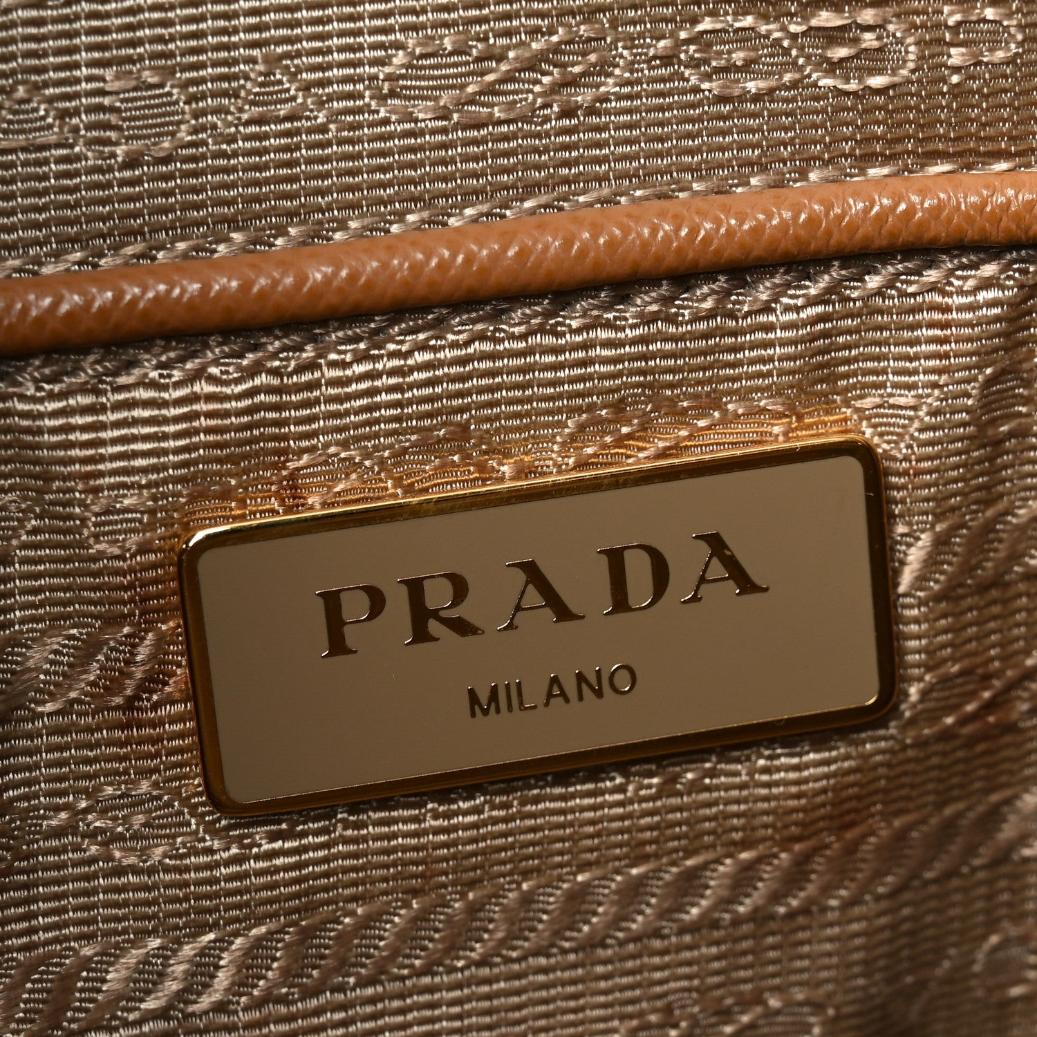 Prada Saffiano Lux Extra Large Galleria Double Zip Tote Caramel 6 of 9