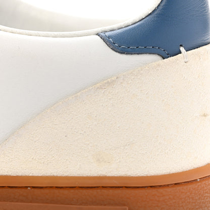 Louis Vuitton Calfskin Frontrow Sneakers 37.5 Blue 9 of 17