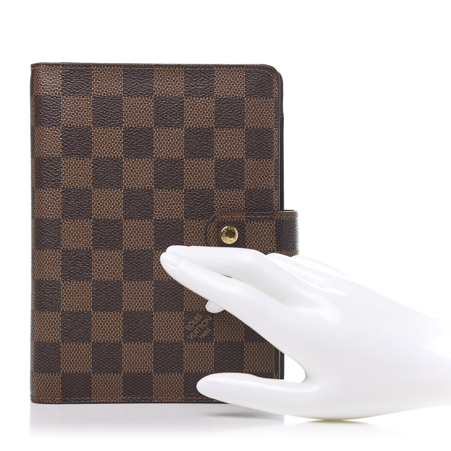 Damier Ebene Medium Ring Agenda Cover