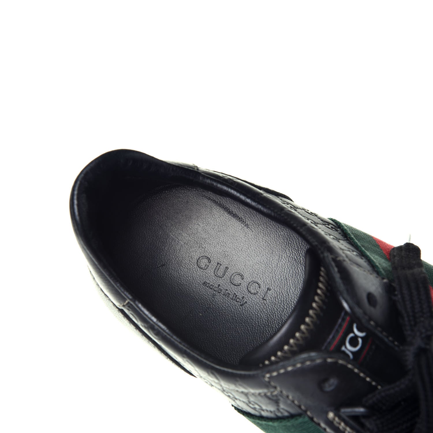 Gucci Microguccissima Web Sneakers 37 Black 7 of 8