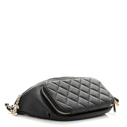 Chanel Caviar Quilted Business Affinity Waist Belt Bag Black 4 of 10