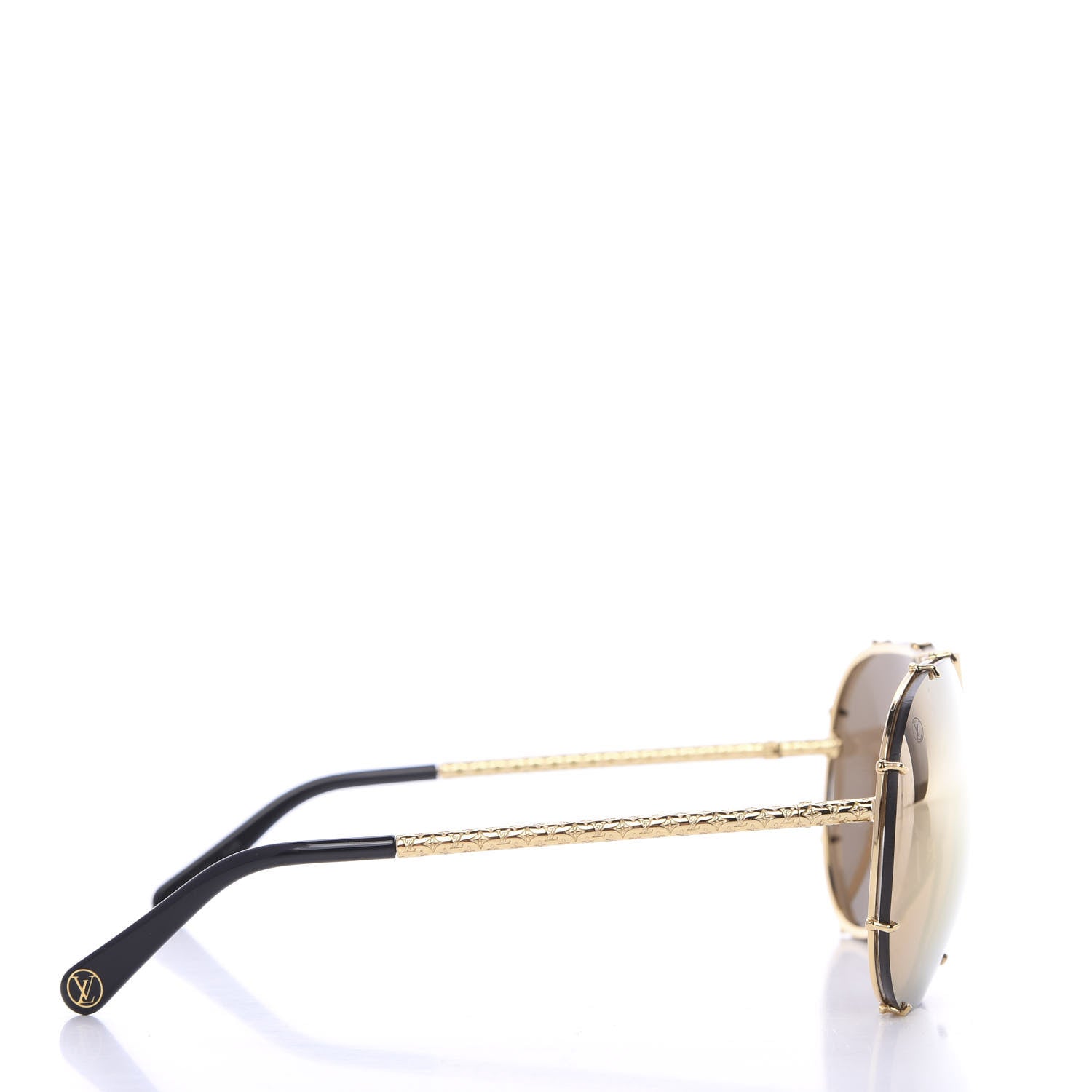 Louis Vuitton LV Drive Sunglasses Z0896W Gold 3 of 8