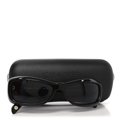 Chanel Crystal CC Logo Sunglasses 5095-B Black 7 of 7