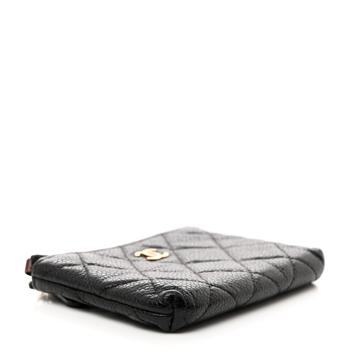 Chanel Caviar Quilted Zipped Key Holder Case Black 4 of 8