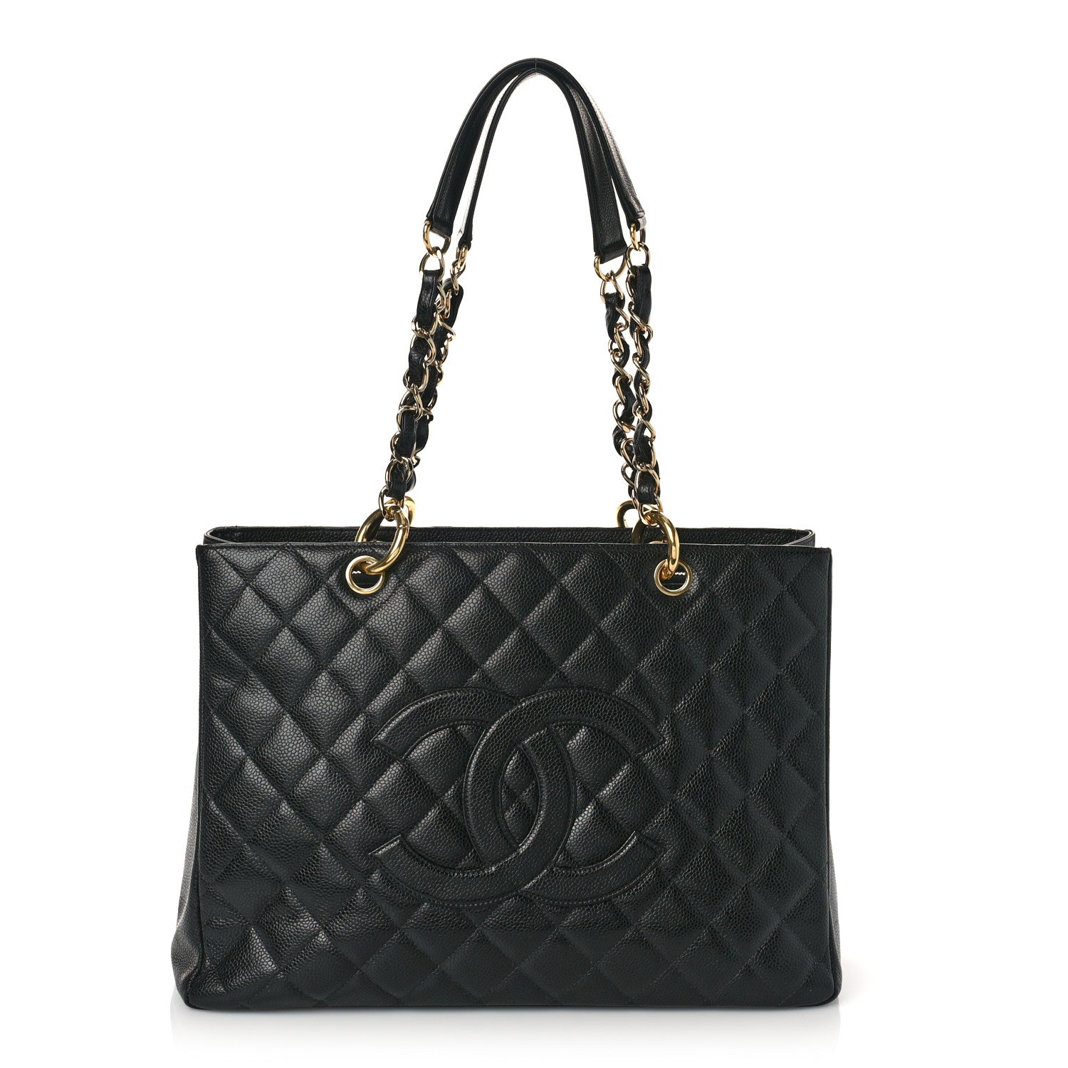 Chanel Caviar Quilted Grand Shopping Tote GST Black 1 of 10