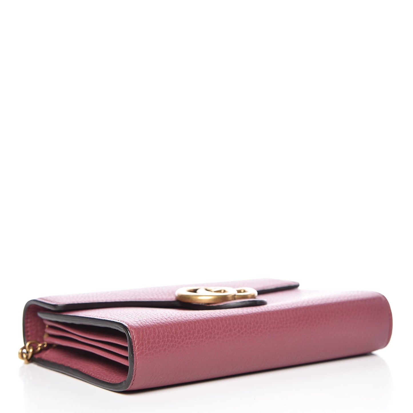 Cellarius Calfskin GG Marmont Chain Wallet Dry Rose