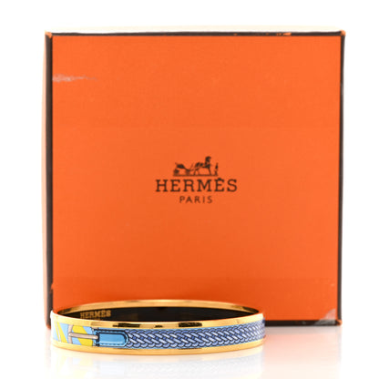 Hermes Enamel Printed Narrow Bracelet 65 6 of 6