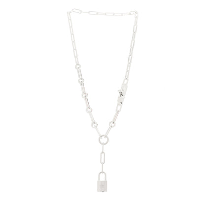 Hermes Sterling Silver Kelly Chaine Lariat Necklace 3 of 6