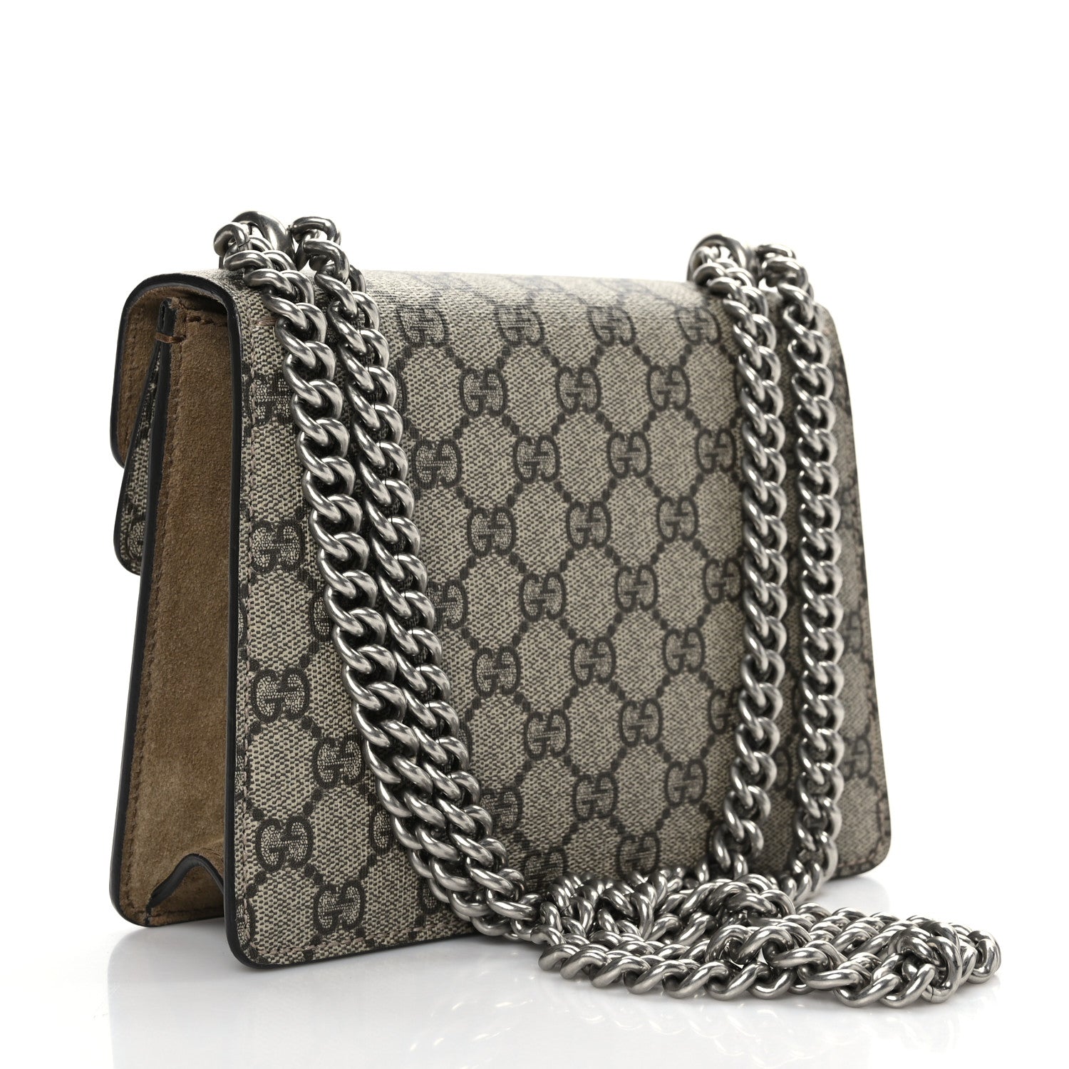 Gucci GG Supreme Monogram Mini Dionysus Shoulder Bag Taupe 3 of 9