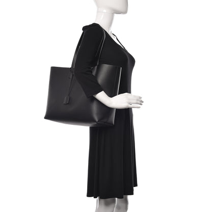 Saint Laurent Calfskin Large Shopping Tote Black 2 of 10