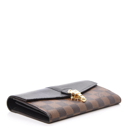 Louis Vuitton Damier Ebene Clapton Wallet Black 4 of 7