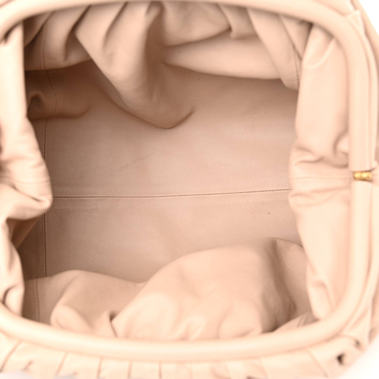 Bottega Veneta Smooth Butter Calf The Pouch Oversized Clutch Nude 5 of 10