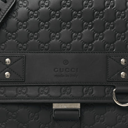 Gucci Rubber Guccissima Medium Messenger Bag Black 8 of 11