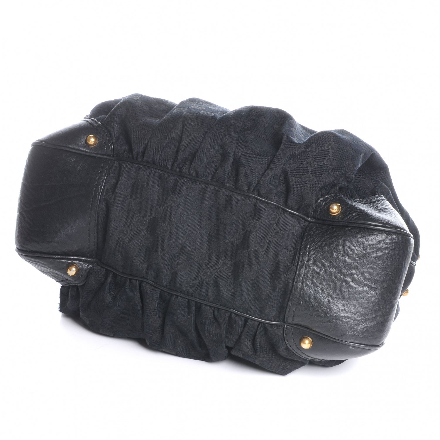 Gucci Monogram Large Jockey Hobo Black 4 of 8