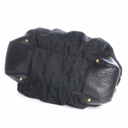 Gucci Monogram Large Jockey Hobo Black 4 of 8