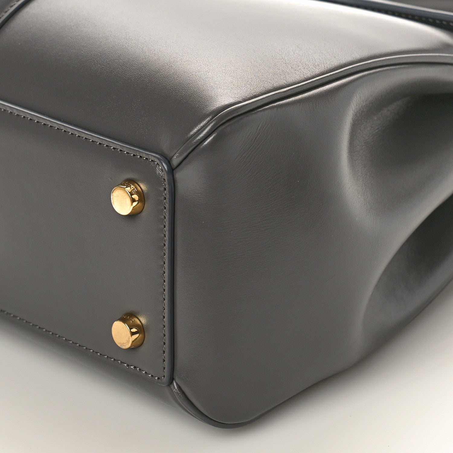 Celine Satinated Calfskin Small 16 Top Handle Bag Gray 8 of 8
