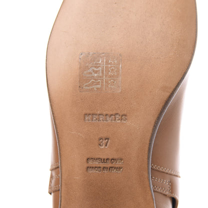 Hermes Calfskin Neo Low Boots 37 Natural 10 of 10