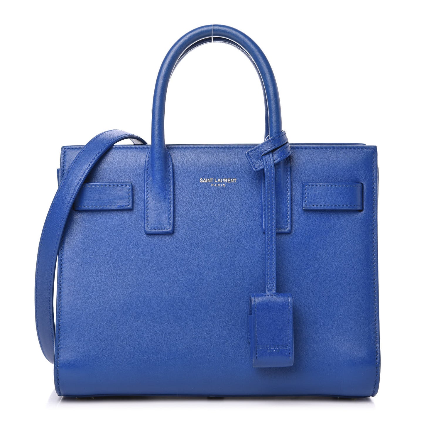 Calfskin Nano Sac De Jour Royal Blue