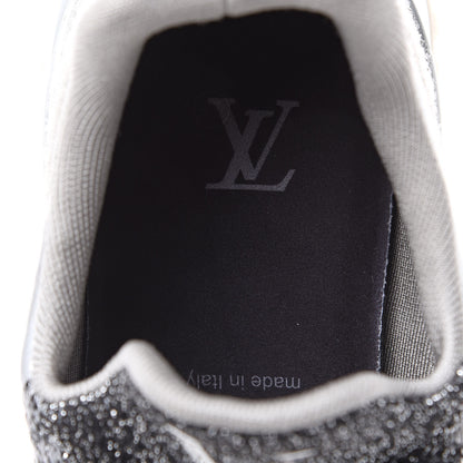 Louis Vuitton Technical Knit V.N.R Sneakers 7.5 Silver 6 of 10
