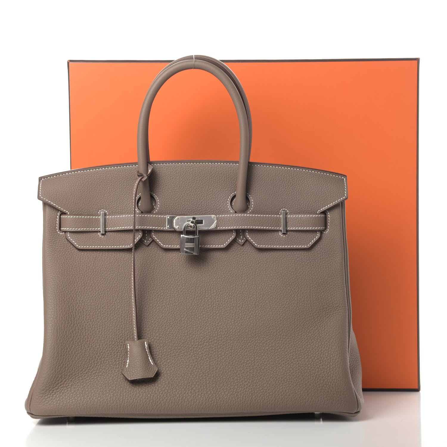Hermes Togo Birkin 35 Etoupe 9 of 9