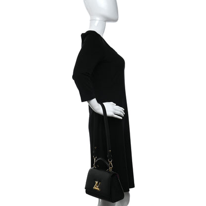 Louis Vuitton Taurillon Twist One Handle BB Black 2 of 8