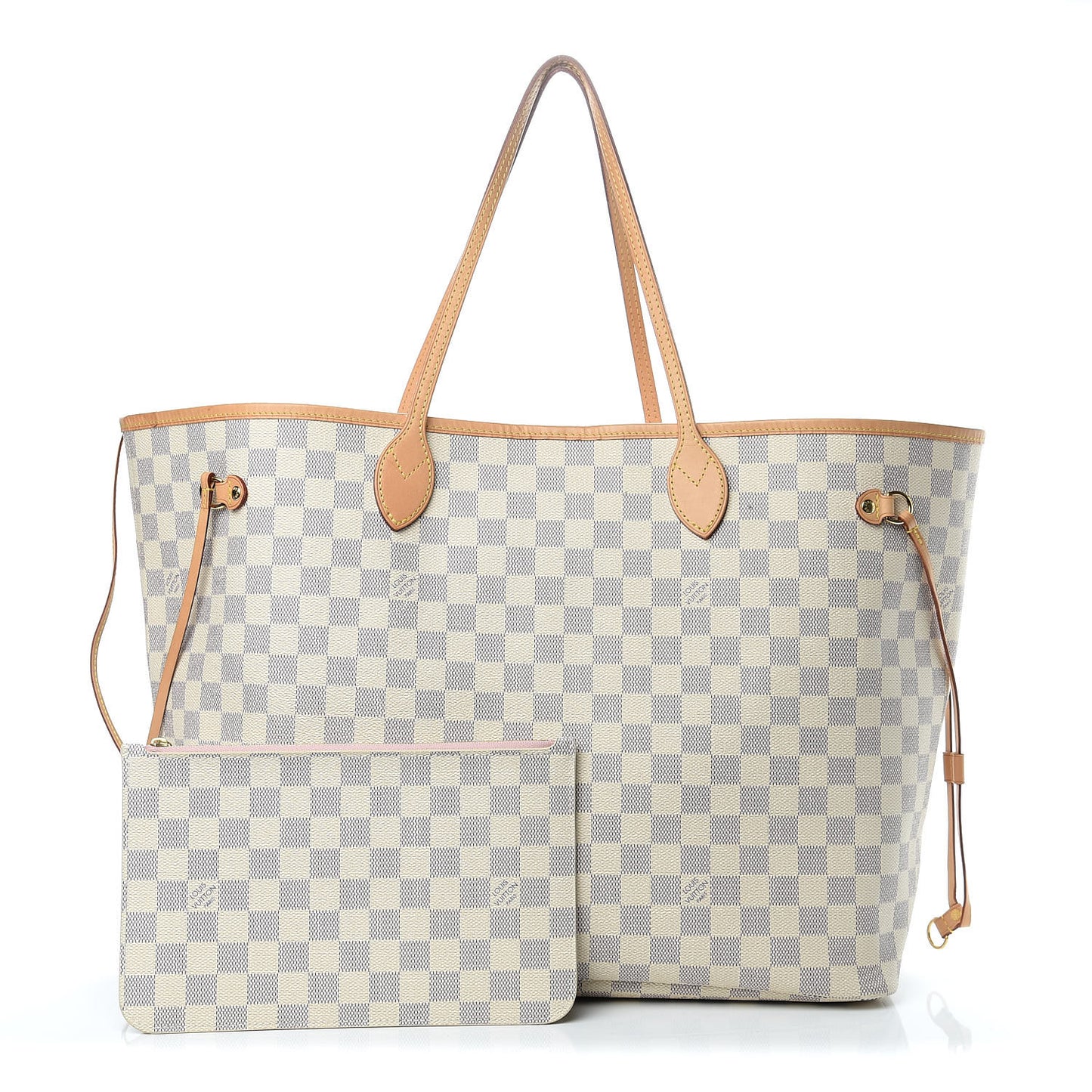 Damier Azur Neo Neverfull GM Rose Ballerine