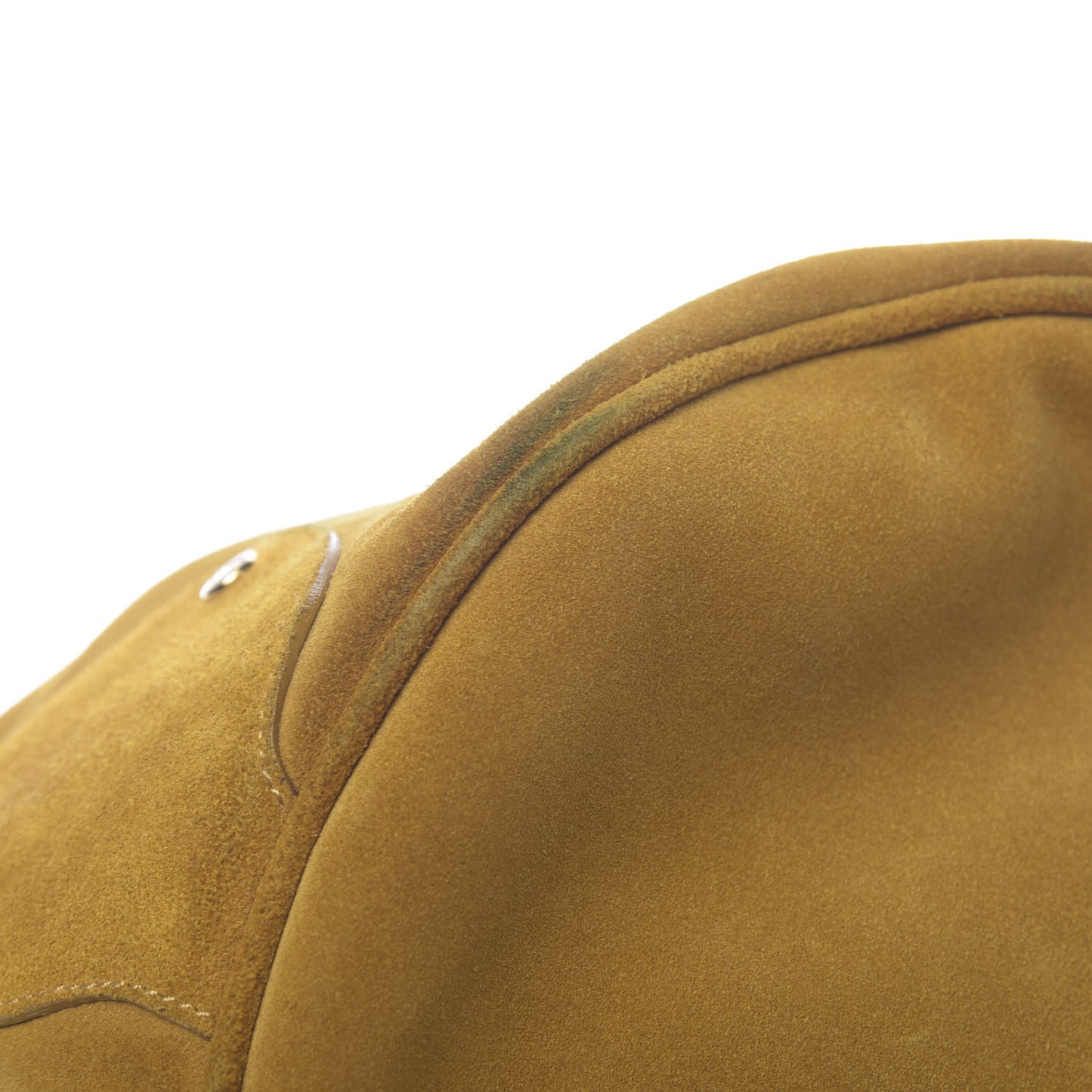 Suede Bucket Bag Yellow