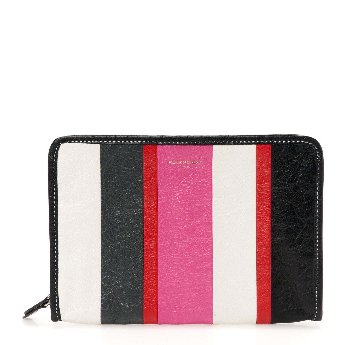 Agneau Arena Multicolore Bazar Pouch Rose Gris White Black Rouge