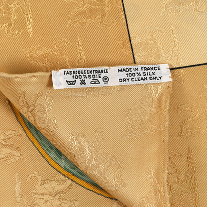 Hermes Silk L'Instruction Du Roy Scarf 90 4 of 4