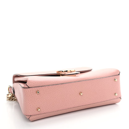 Gucci Dollar Calfskin Interlocking G Top Handle Shoulder Bag Soft Pink 4 of 10