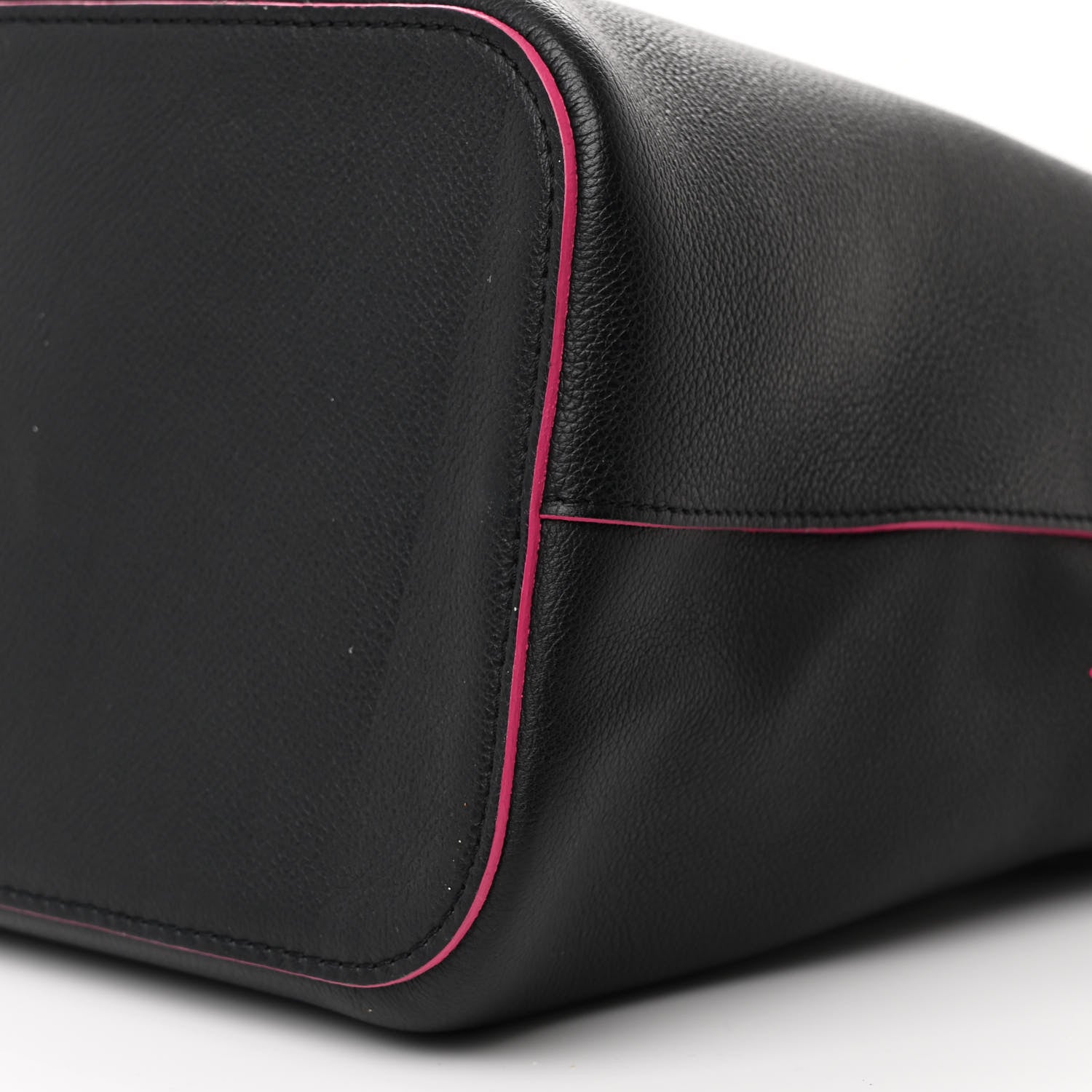 Louis Vuitton Calfskin Lockme Bucket Black 10 of 10