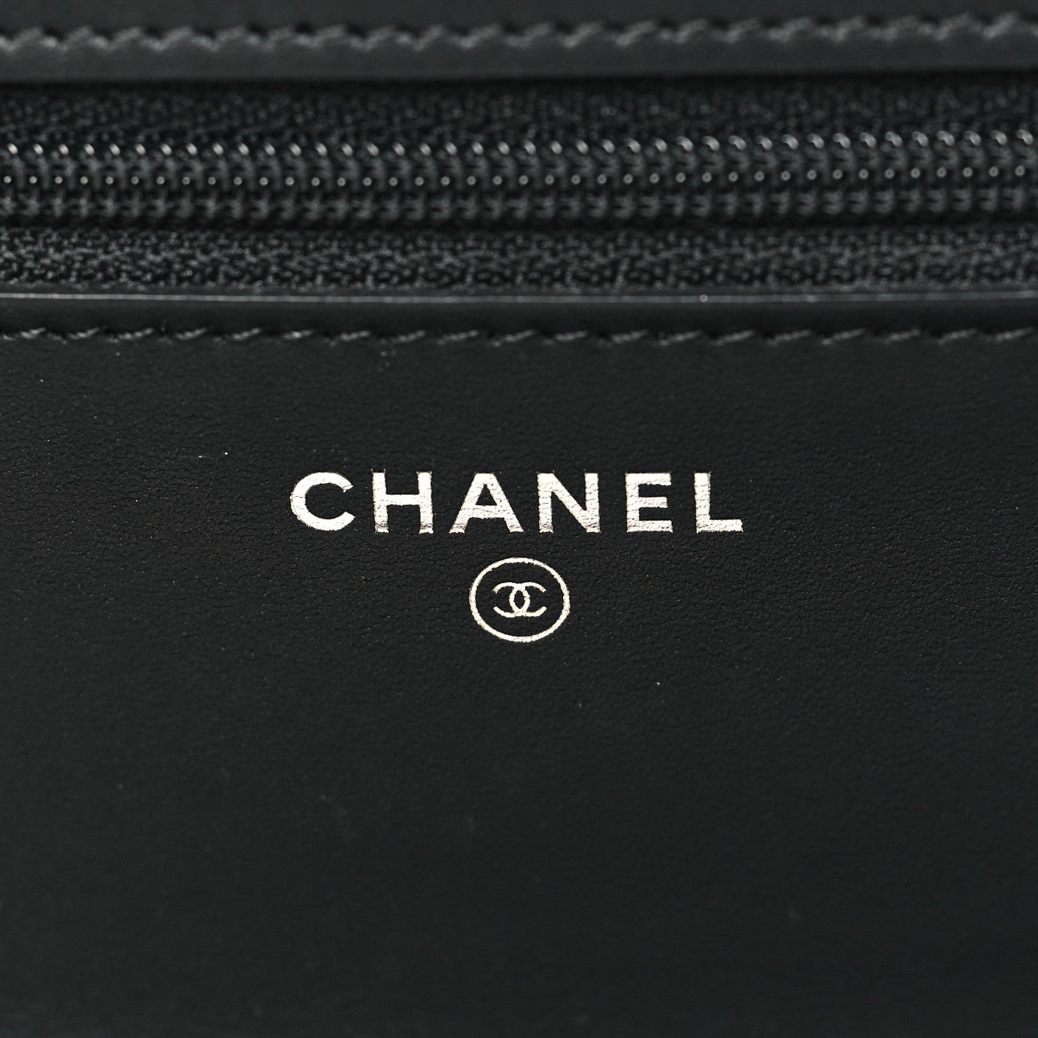 Chanel Patent Calfskin Quilted Wallet On Chain WOC Black 6 of 11