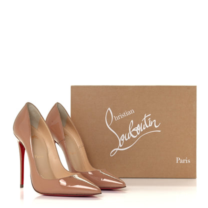 Christian Louboutin Patent So Kate 120 Pumps 37 Nude 12 of 12