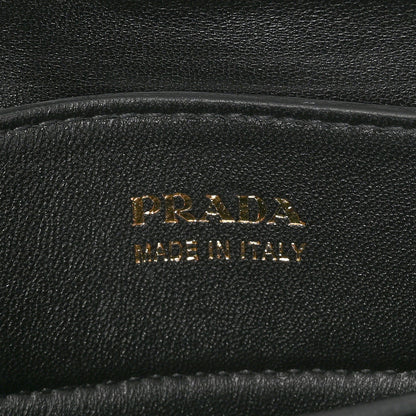 Prada Saffiano Cuir Small Double Bag Cammeo Black 6 of 11