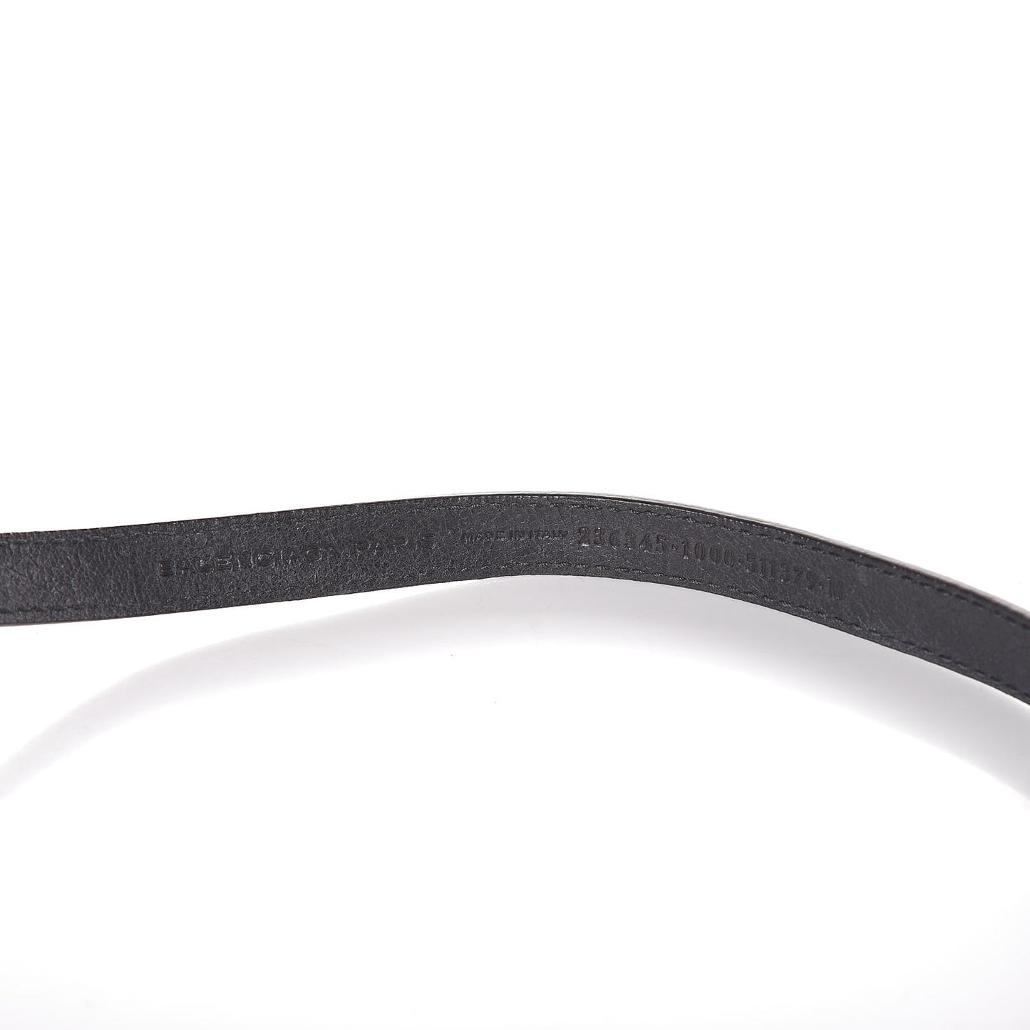 Agneau Giant Silver Hardware Triple Tour M Bracelet Black