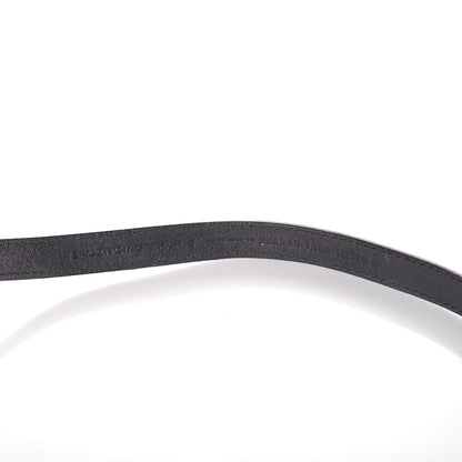 Balenciaga Agneau Giant Silver Hardware Triple Tour M Bracelet Black 4 of 6