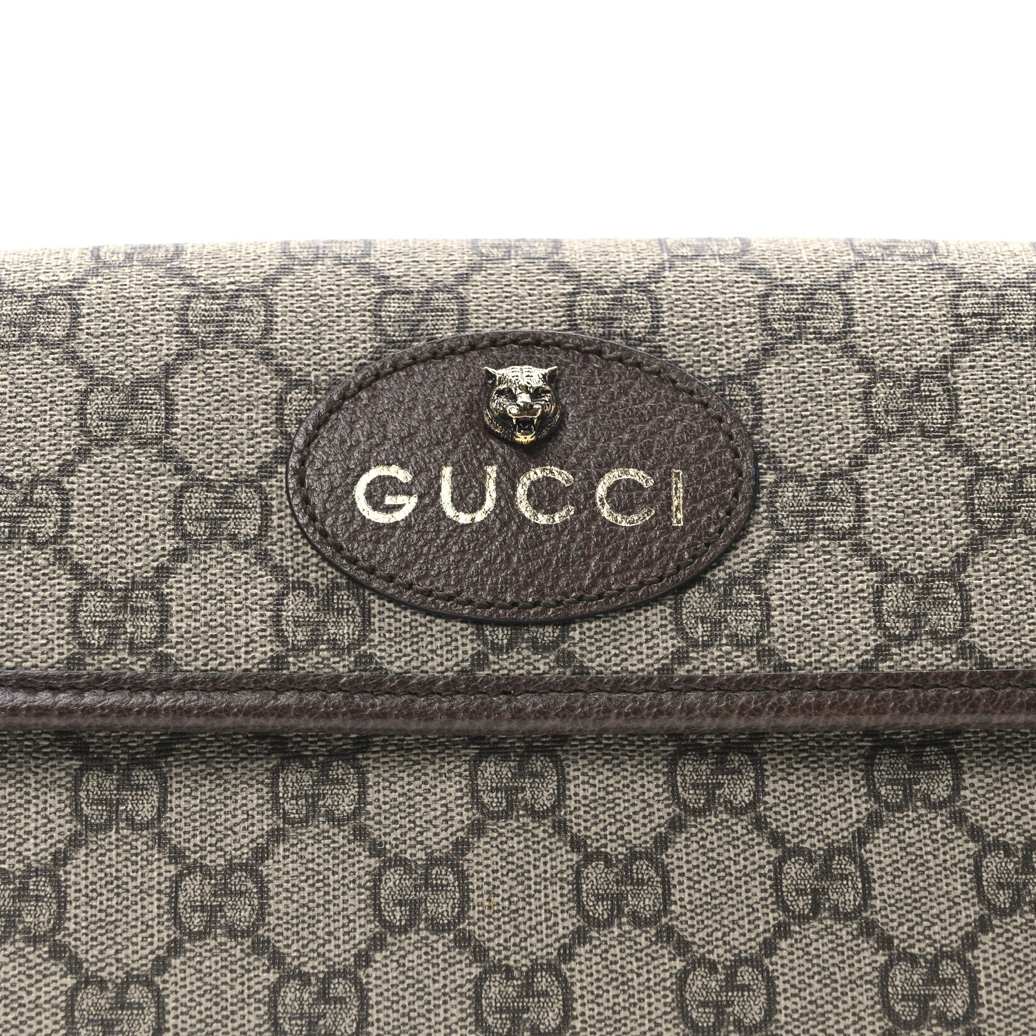 Gucci GG Supreme Monogram Neo Vintage Web Belt Bag Brown 8 of 11