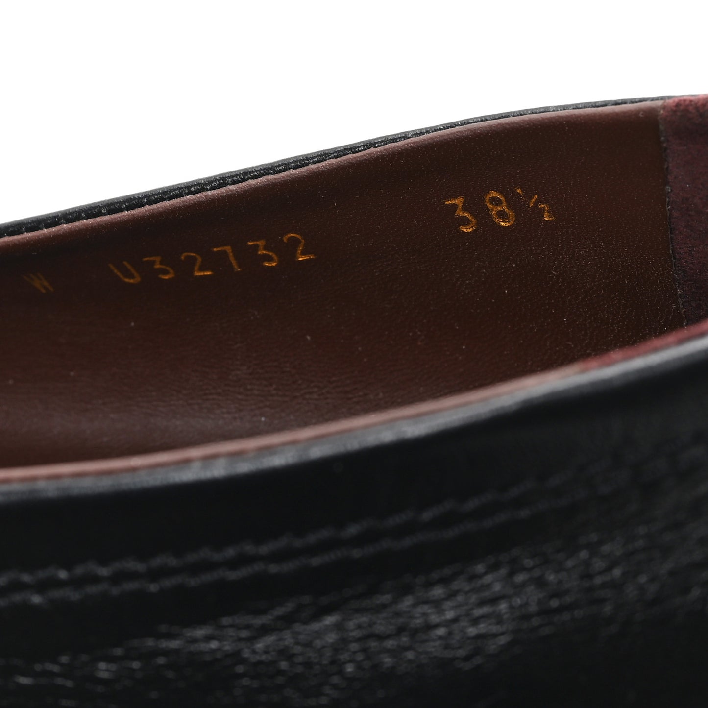 Lambskin Cap Toe CC Uniform Ballerina Flats 38.5 Black